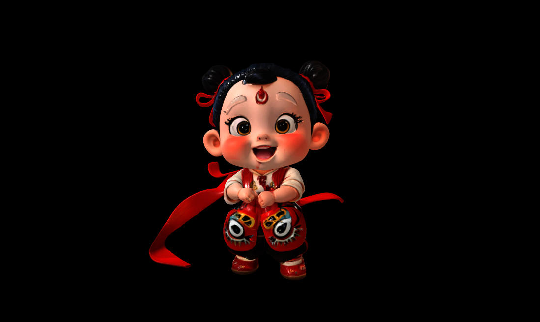 多图转3d哪吒